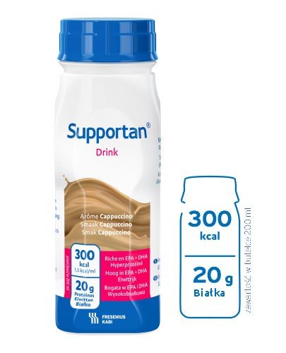 
                                                                                                      Supportan  Drink, smak cappuccino, 4x200 ml - Fresubin                                                                      