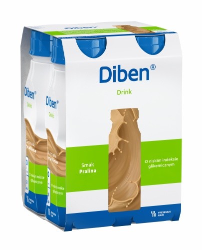 
                                                                                                      Diben Drink, smak pralina, 4x200 ml - Fresubin                                                                      