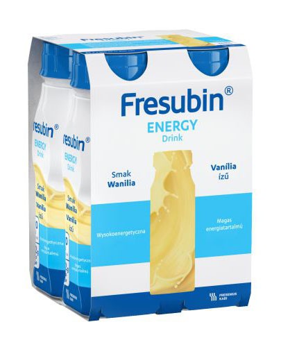 
                                                                                                      Fresubin ENERGY Drink, smak waniliowy, 4x200 ml - Fresubin                                                                      