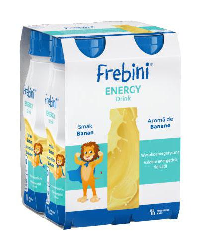 
                                                                                              Frebini ENERGY Drink, smak bananowy, 4x200ml  - Sklep Fresubin 