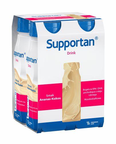 
                                                                                              Supportan Drink, smak ananas - kokos, 4x200 ml - Sklep Fresubin 